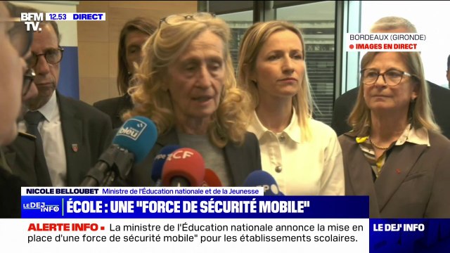 Professeurs menacés: Nicole Belloubet veut déployer une force de sécurité mobile scolaire qui sera nationale