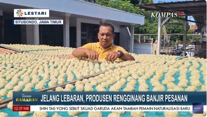 Jelang Lebaran, Permintaan Rengginang di Situbondo Meningkat Drastis