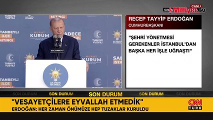 Erdoğan'dan İmamoğlu'na tepki: Ya tatilde ya balıkçıda