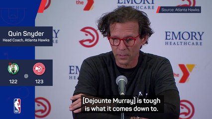 Snyder praises “mentally tough” Dejounte Murray