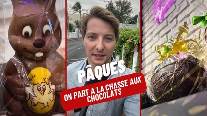 Thibault Cordier part à la chasse aux chocolats