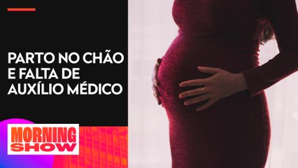 Família denuncia que médica sumiu e marido ficou sozinho para ajudar grávida ter bebê