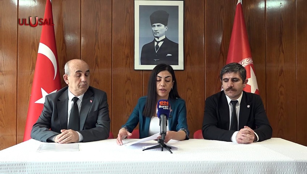 Vatan Partisi Bursa İl Başkanı Dilek Çınar TBMM Başkanı Numan Kurtulmuş'u istifaya davet etti
