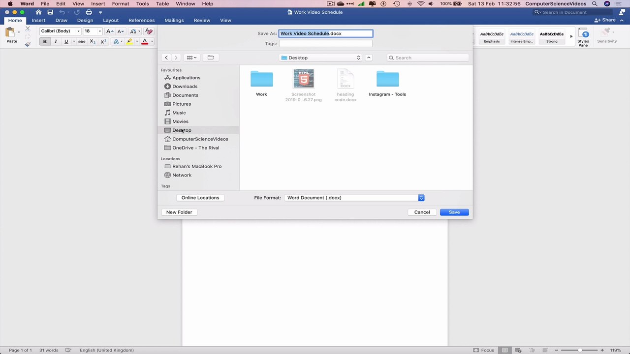 How to CONVERT Your Word Document to a PDF File - Basic Tutorial | New