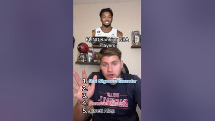 BLIND RANKING NBA PLAYERS FAIL  #nba