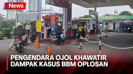 Pengendara Ojek Online Khawatirkan Dampak Maraknya Kasus BBM Oplosan