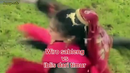 Pertarungan Wiro sableng melawan pendekar iblis dari timur
