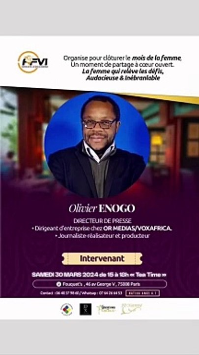 J-1 de notre événement pour clôture le mois de la femme   Moment de Partage à coeur ouvert :   Thème : La femme qui relève les défis,         Audacieuse & Inébranlable                  Vous êtes convié au                        « Tea Time »