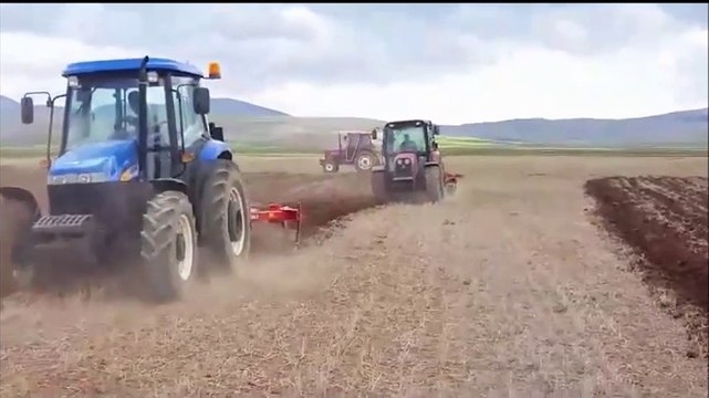Afyonkarahisar Emirdağ Bademli Kasabası Tarla Sürümü