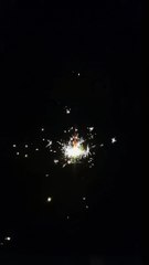 Slow motion kembang api menggunakan handphone Huawei mate 30 pro