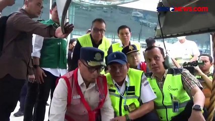 Menhub Tinjau Kelayakan Pesawat di Bandara Soekarno-Hatta, Singgung Antisipasi Delay