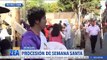 Pasión de Cristo en Iztapalapa: Nazarenos se dirigen a la Casa de Ensayos