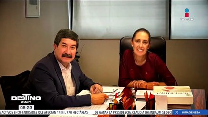 Claudia Sheinbaum se reúne con Javier Corral