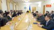 Zelensky a riunione Consiglio di sicurezza e difesa nazionale dell'Ucraina