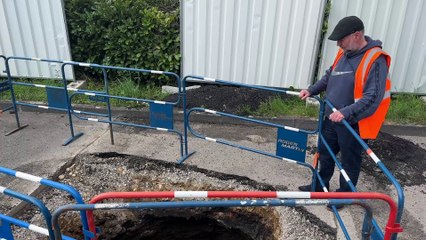 Rive-de-Gier : Un trou au-dessus d'un puits de mine