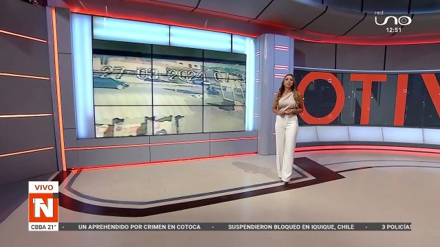 Imágenes de la cisterna en el momento en que atropello a ocupantes de la moto