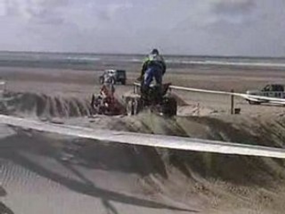 Le touquet 2008 || Course de quad || Hummer sur la plage