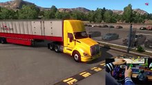 American Truck Simulator 2 l logitech g29 l gameplay + Steering Wheel