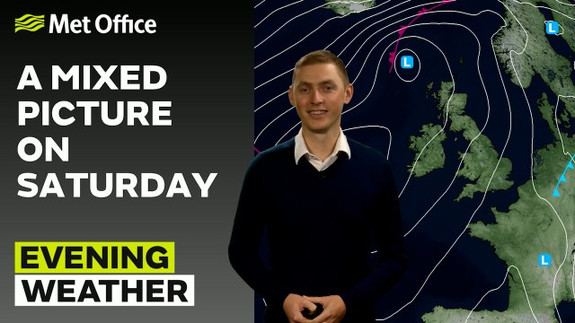 Met Office Evening Weather Forecast 29/03/24 – Further rain with little bit of sun