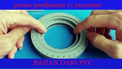 proses pembuatan rc excavator mini