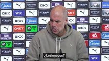 Las escuetas respuestas de Guardiola sobre los lesionados del City