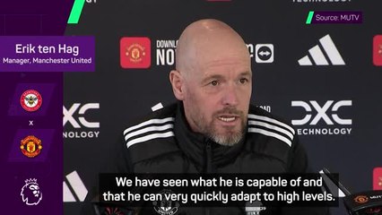 Ten Hag 'not surprised' by Mainoo performances for England