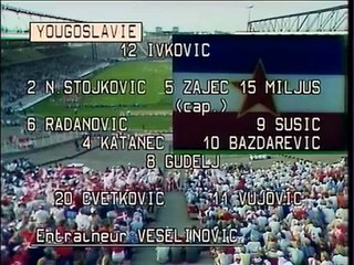 Denmark v Yugoslavia European Championships Group One 16-06-1984
