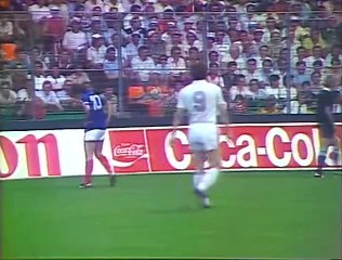 France v Yugoslavia European Championships Group One 19-06-1984