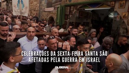 Celebrações da Sexta-feira Santa são afetadas pela guerra em Israel