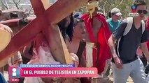 Viacrucis en Tesistán en Zapopan | #ImagenNoticiasGDL con #FabiolaAnaya.