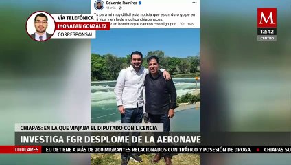 FGR investiga desplome de avioneta donde viajaban el diputado Juan Pablo Montes de Oca y su familia