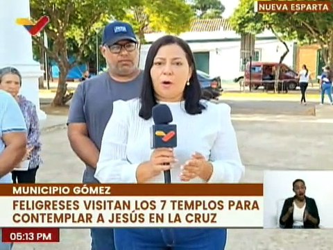 Feligreses del estado Nueva Esparta participan en la tradicional ruta de los 7 templos