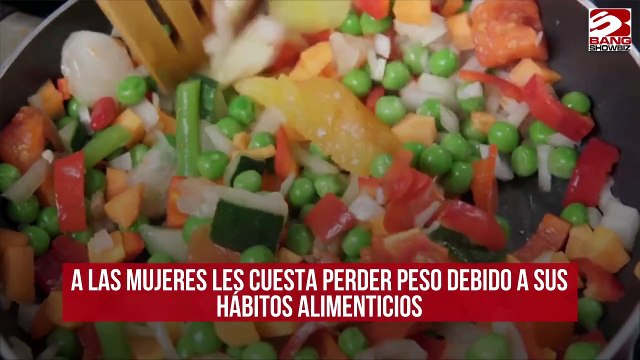 A las mujeres les cuesta perder peso debido a sus hábitos alimenticios