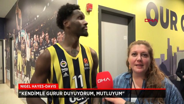 Nigel Hayes Davis'ten 50 sayılık rekor açıklaması: Kendimle gurur duyuyorum