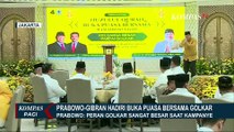 Hadir Bersama Gibran, Prabowo: Peran Golkar Sangat Besar saat Kampanye