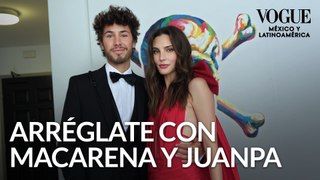 Macarena Achaga y Juanpa Zurita se arreglan en pareja para ir a los Oscars