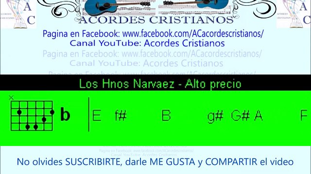 Alto precio - Los Hnos Narvaez Acordes Guitarra