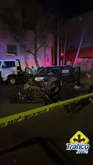 Una grúa y un vehículo chocaron en los cruces de la Calzada Olímpica y la avenida 5 de Febrero