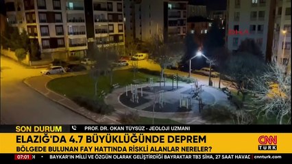 Elazığ'da çevre illerden de hissedilen 4.7 büyüklüğünde deprem