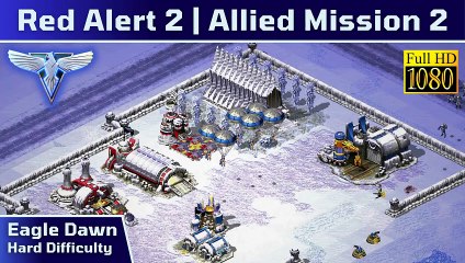 How to Beat Red Alert 2 Allied Mission 2: Eagle Dawn - Hard - 1080p HD
