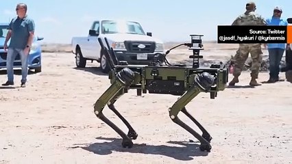 陸上自衛隊、最新ロボット犬を導入！無人システムの未来を切り拓く🤖