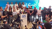 Machado pide a comunidad internacional abogar por su candidata presidencial en Venezuela