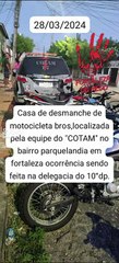 Casa de desmanche de moto BROS em Fortaleza