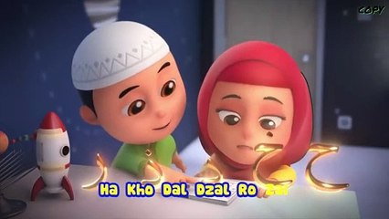 Mari bernyanyi bersama Nussa & Rarra _ BELAJAR HURUF HIJAIYAH _
