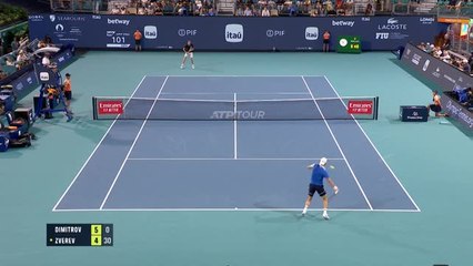 Miami - Dimitrov élimine Zverev et se hisse en finale