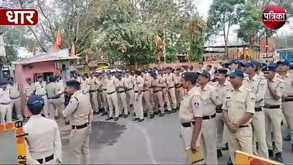 भोजशाला सर्वे का 9वां दिन, 8 बजे पहुंची टीम, भारी पुलिसबल तैनात