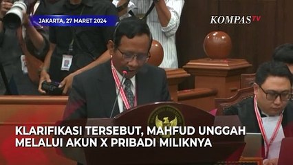 Klarifikasi Mahfud Ralat Pernyataan Dirinya di Sidang MK soal Negara yang Pernah Batalkan Pemilu