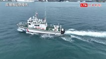 新型35噸艇進駐澎湖海巡 驅離越界中國漁船利器（澎湖海巡隊提供）