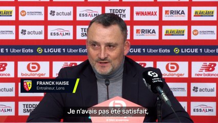 Haise : "Wahi remplaçant ? Je dois faire passer des messages"