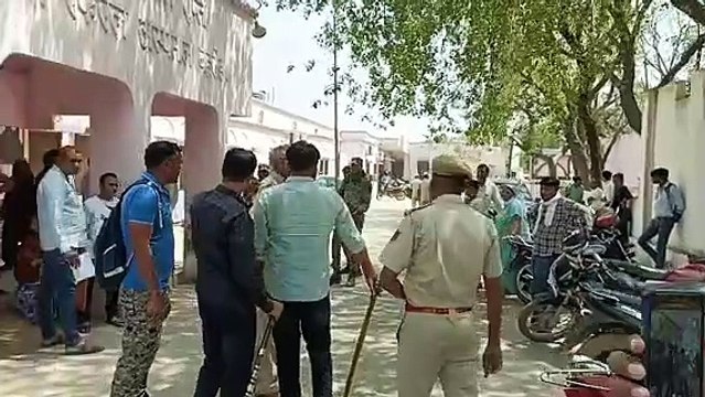बहरोड़ जिला अस्पताल बना पुलिस छावनी; क्राइम संबंधी गोपनीय सूचना मिलने के बाद QRT भी मौके पर पहुंची